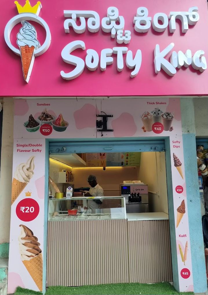 Softly Dubai soft serve ice cream store